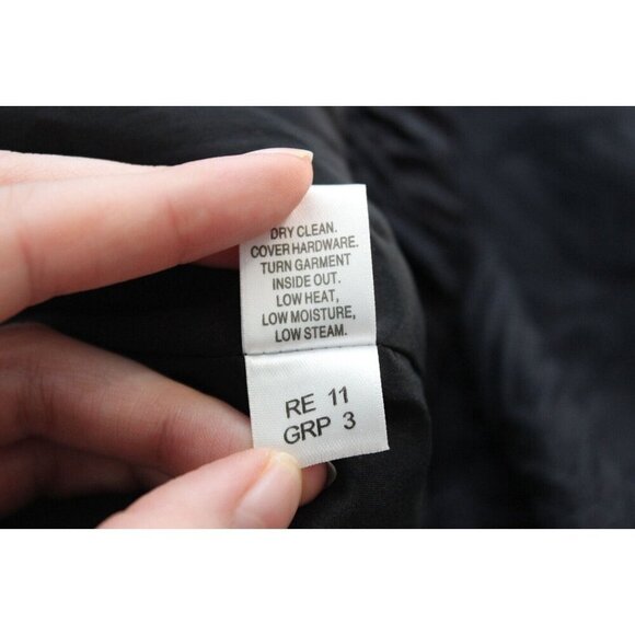 St. John Jacket Size Medium Textured Puff Sleeve Black Career Business Luxury - Picture 14 of 14